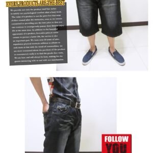 sun-e加大尺碼貓爪刷白彈性牛仔短褲、後口袋車繡伸縮牛仔五分褲、休閒丹寧、單寧五分褲、大尺碼牛仔褲、刷白牛仔褲、JEAN SHORS、DENIM SHORT、BIG&TALL、腰圍有皮帶環(褲耳)、褲檔有拉鍊(307-7182-21)黑色 腰圍:42 44 46 48 50 (英吋) [實體店面保障]