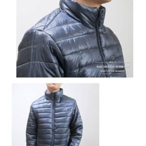 加大尺碼 超輕量舖棉保暖外套 夾克外套 騎士外套 防寒外套 擋風外套 休閒外套 鋪棉外套 藍色外套 黑色外套 (321-A830-08)深藍色、(321-A830-19)咖啡色、(321-A830-21)黑色、(321-A830-22)灰綠色 5L 6L 7L (胸圍:56~60英吋) [實體店面保障] sun-e