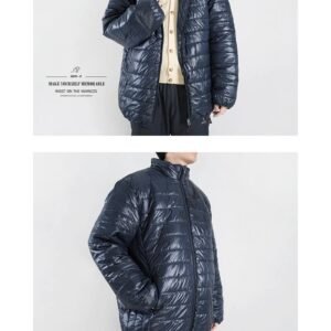 加大尺碼超輕量立領舖棉保暖外套 大尺碼夾克外套 大尺碼騎士外套 大尺碼防寒外套 大尺碼擋風外套 大尺碼休閒外套 鋪棉外套 藍色外套 黑色外套 (321-A831-08)深藍色、(321-A831-21)黑色、、(321-A831-22)灰色、(321-A830-22)灰綠色 5L 6L 7L 8L (胸圍:56~62英吋) [實體店面保障] sun-e