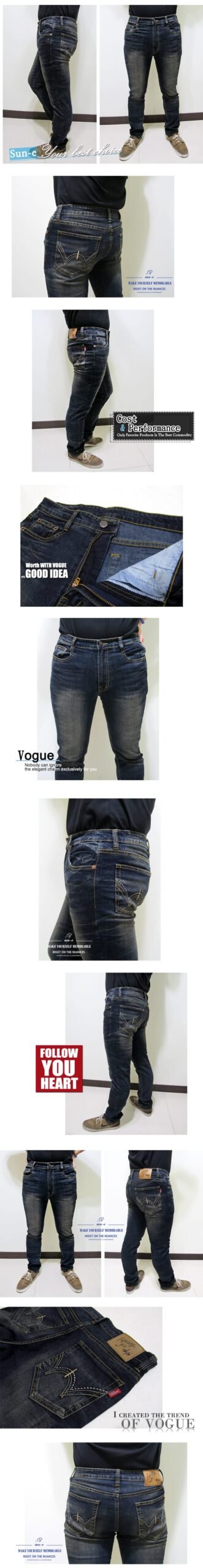 sun-e台灣製牛仔褲、小直筒牛仔長褲、彈性牛仔褲、貓爪刷白牛仔褲、後口袋車繡牛仔褲、休閒丹寧、台灣製彈性丹寧長褲、小直筒丹寧長褲、休閒牛仔褲、單寧長褲、腰圍有皮帶環(褲耳)、褲檔有拉鍊(345-3236-37) 腰圍:M L XL 2L 3L 4L(28~39英吋)