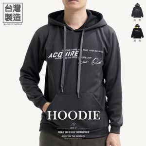 台灣製帽T 連帽T恤 長袖T恤 連帽上衣 帽子T恤 長袖上衣 休閒長Tee Made In Taiwan Hoodie T-shirts (310-5193-21)黑色、(310-5193-22)灰色 L XL (胸圍:44~47英吋 / 112~119公分) 男 [實體店面保障] sun-e