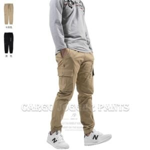 顯瘦束口褲 Jogger Pants 超輕量側袋褲 休閒褲 工作褲 縮口褲 工裝褲 修身長褲 多口袋工作長褲 鬆緊腰休閒長褲 鬆緊褲管慢跑褲 口袋褲 縮腳褲 束腳褲 Cargo Jogger Pants Cargo Pants Slim Casual Pants (390-8971-16)卡其色、(390-8973-21)黑色 M L XL 2L 3L (腰圍:26~37英吋/66~94公分) 男 [實體店面保障] sun-e