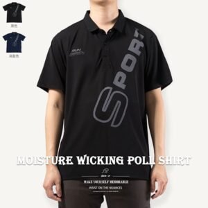 吸濕排汗POLO衫 反光短袖POLO衫 夜間運動POLO衫 超彈力透氣速乾POLO衫 機能性布料有領短袖上衣 有領短袖T恤 Moisture Wicking Polo Shirts Reflective Inserts Polo Shirts Short Sleeve Polo Shirts Quick Drying Breathable Fabric (312-8108-09)深藍色、(312-8108-21)黑色 XL 2L (胸圍:44~47英吋/112~119公分)男 [實體店面保障] sun-e